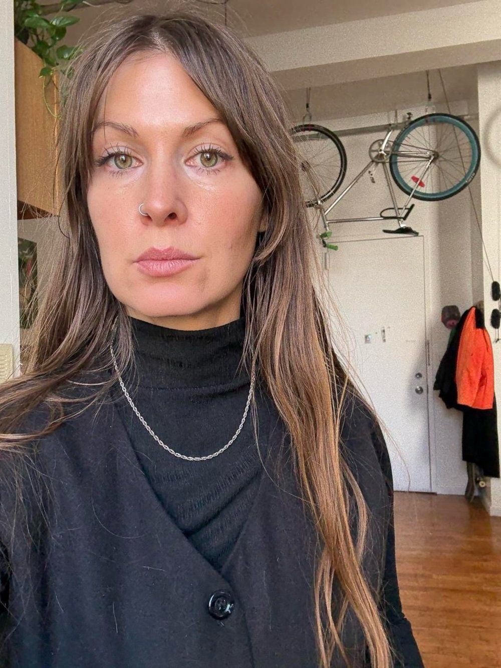 Silver chain necklace
